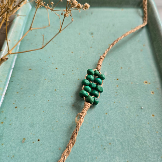 Jute Thread Rakhi - Teal