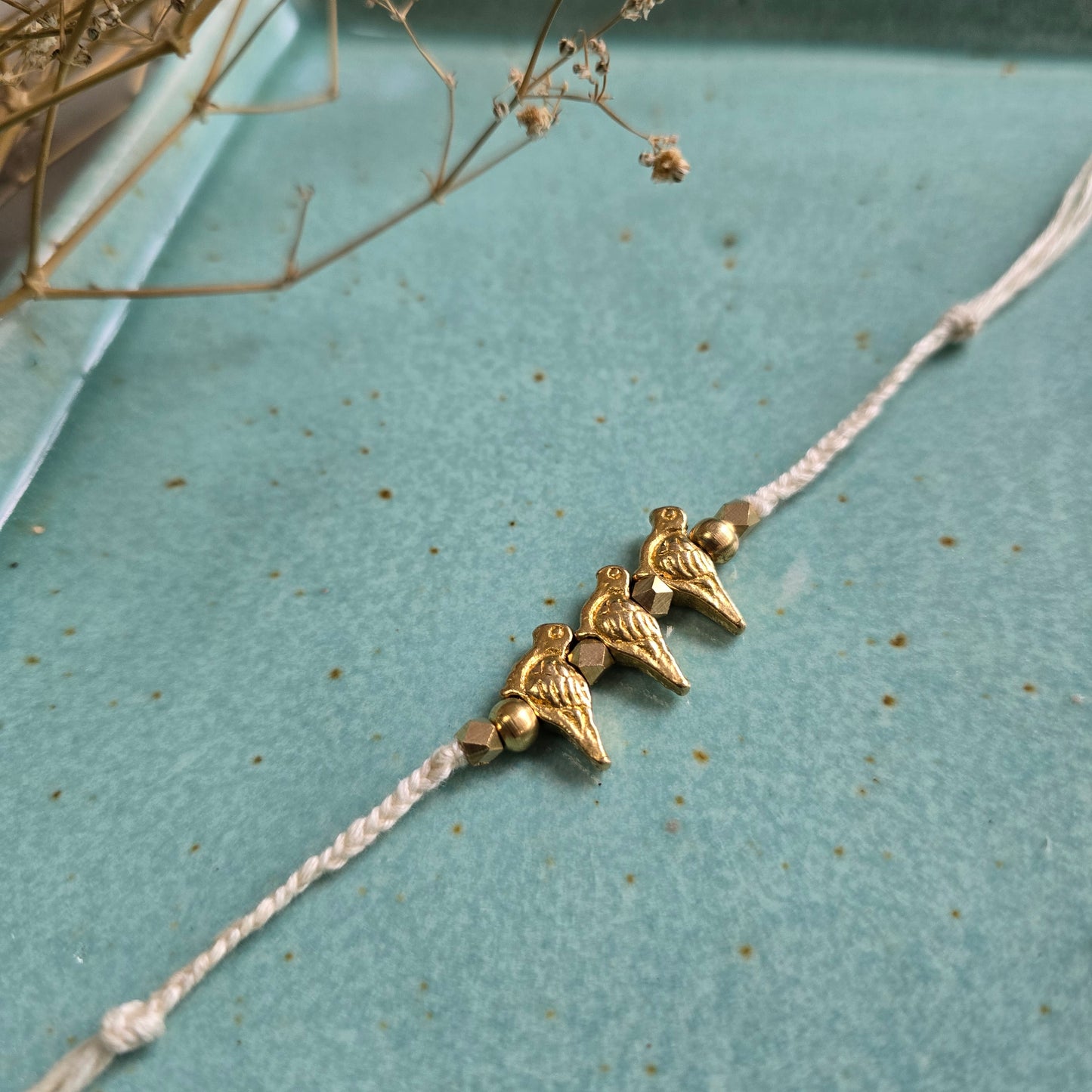 Brass Birdie Rakhi