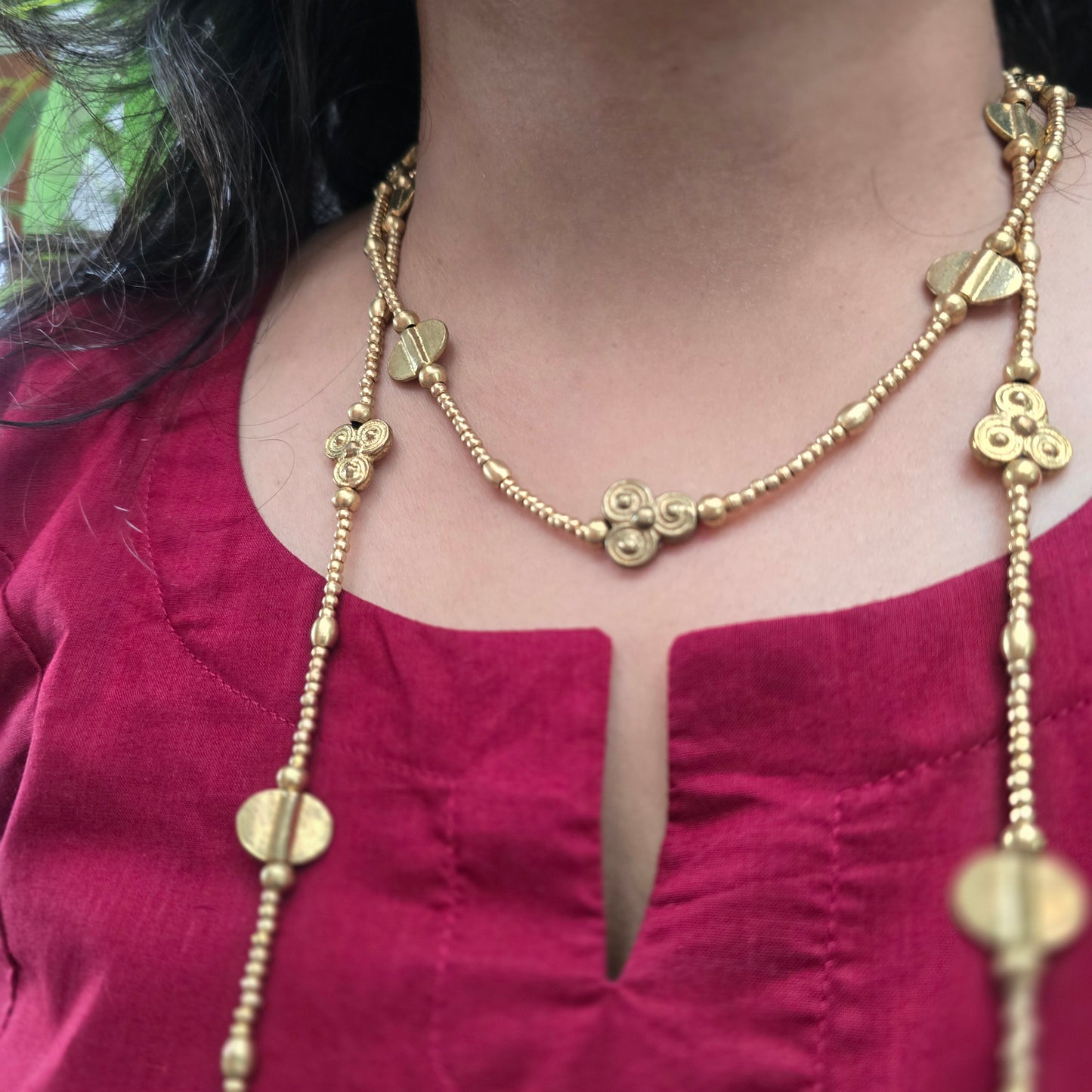 Anvika wrap around necklace