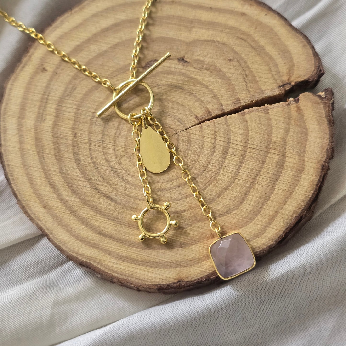 Rose Charm Necklace