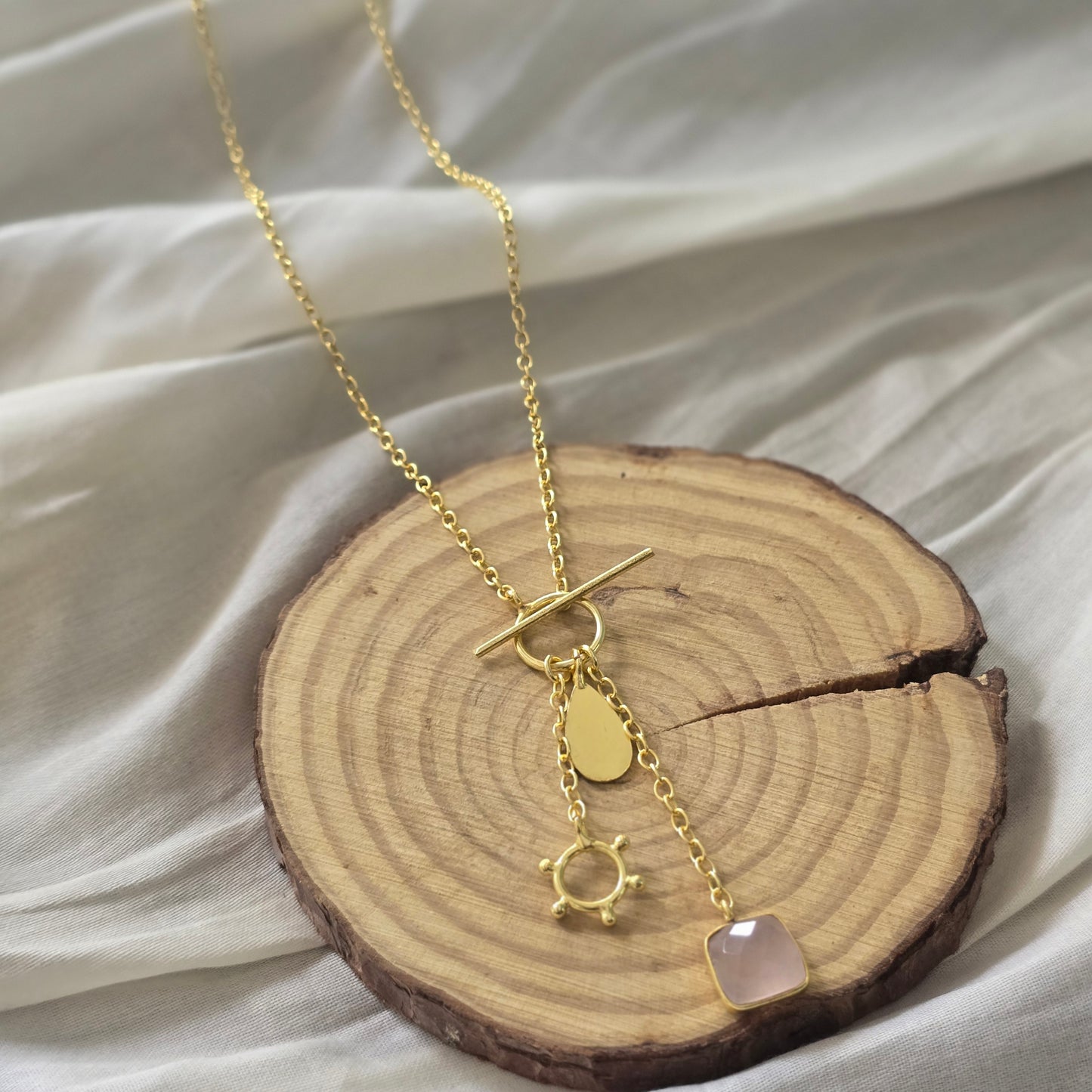 Rose Charm Necklace