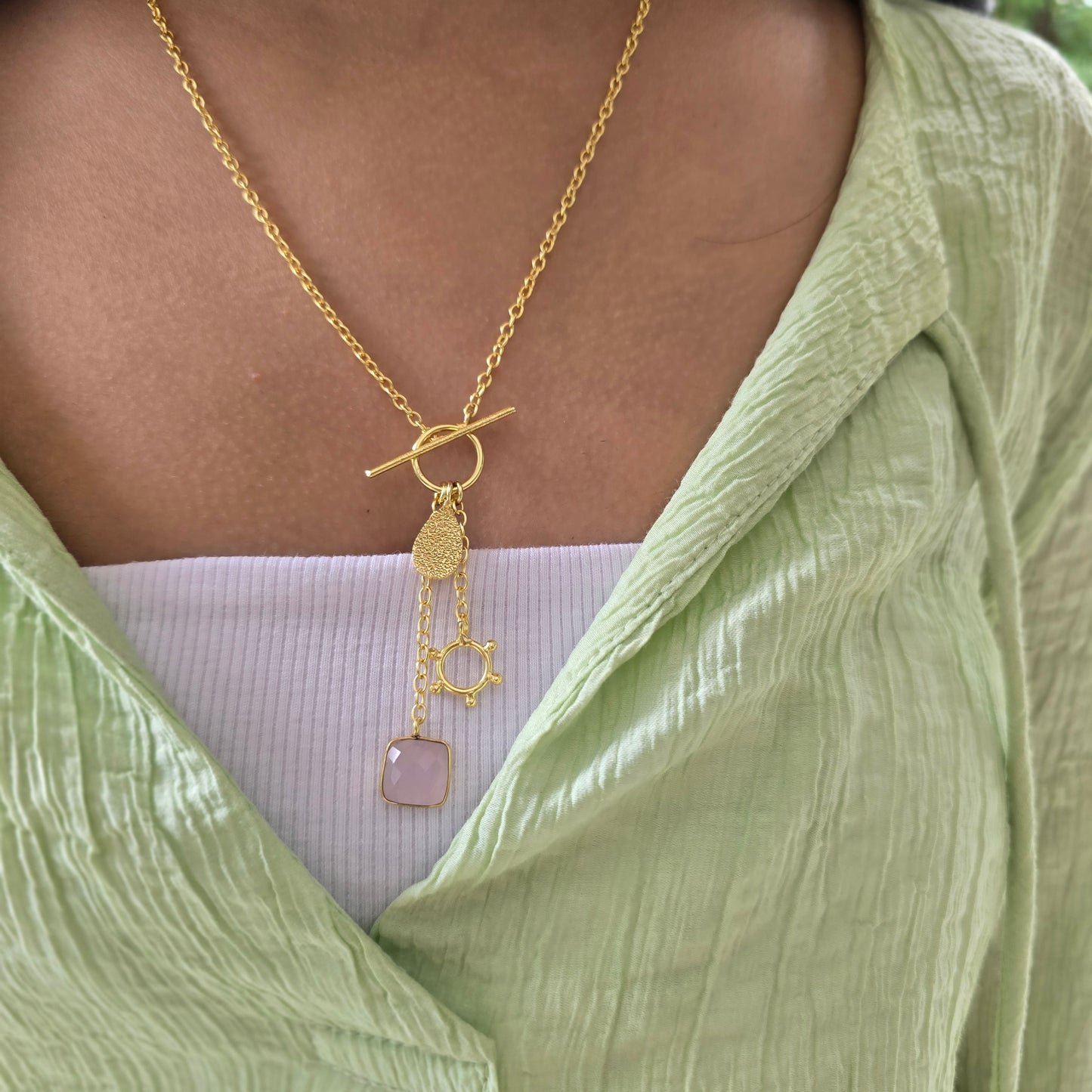 Rose Charm Necklace