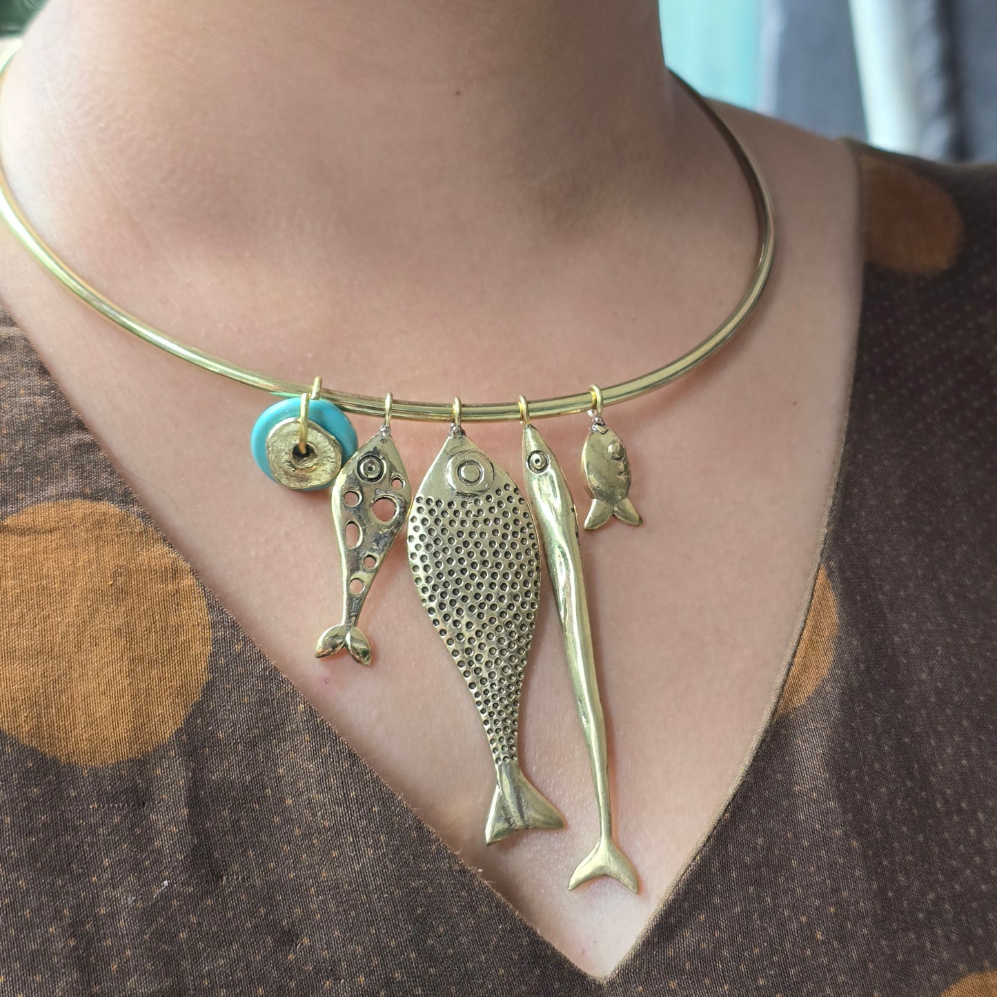 Fish Hansli Necklace