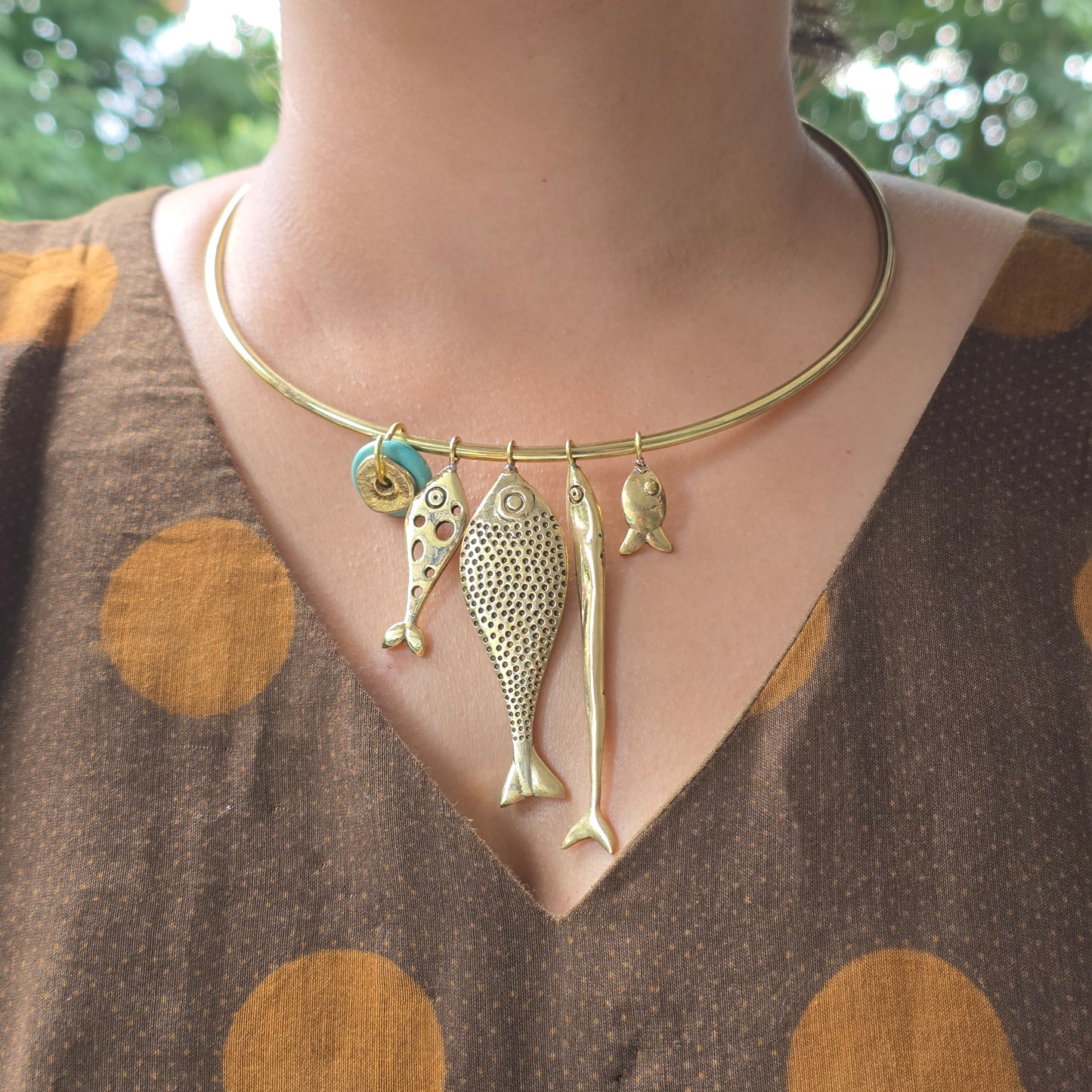 Fish Hansli Necklace