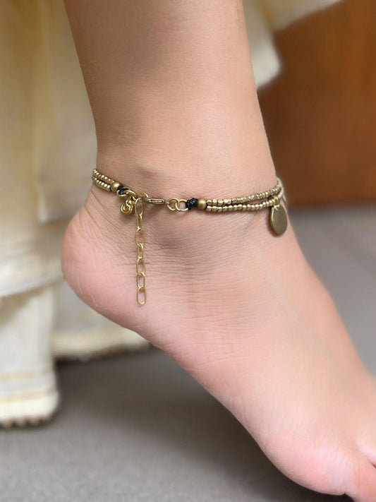 Banjara Disc Layered Anklet