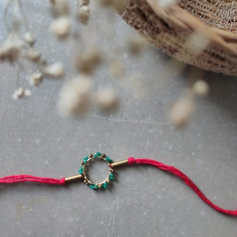 Circle Of Life Rakhi - Red