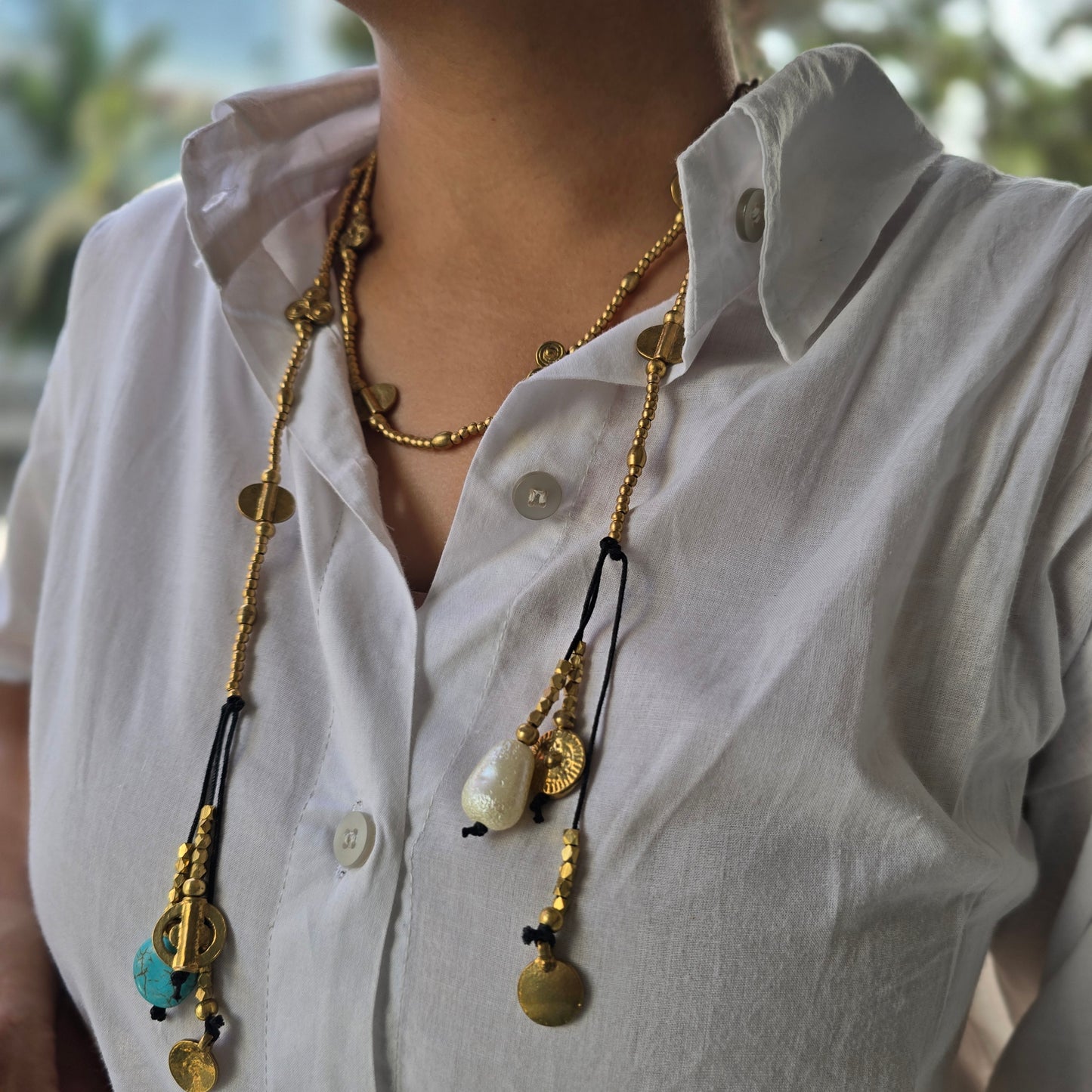 Anvika wrap around necklace