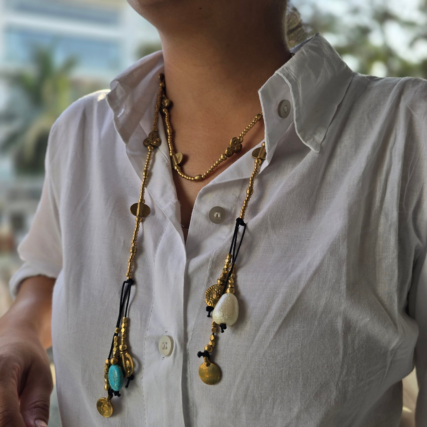 Anvika wrap around necklace