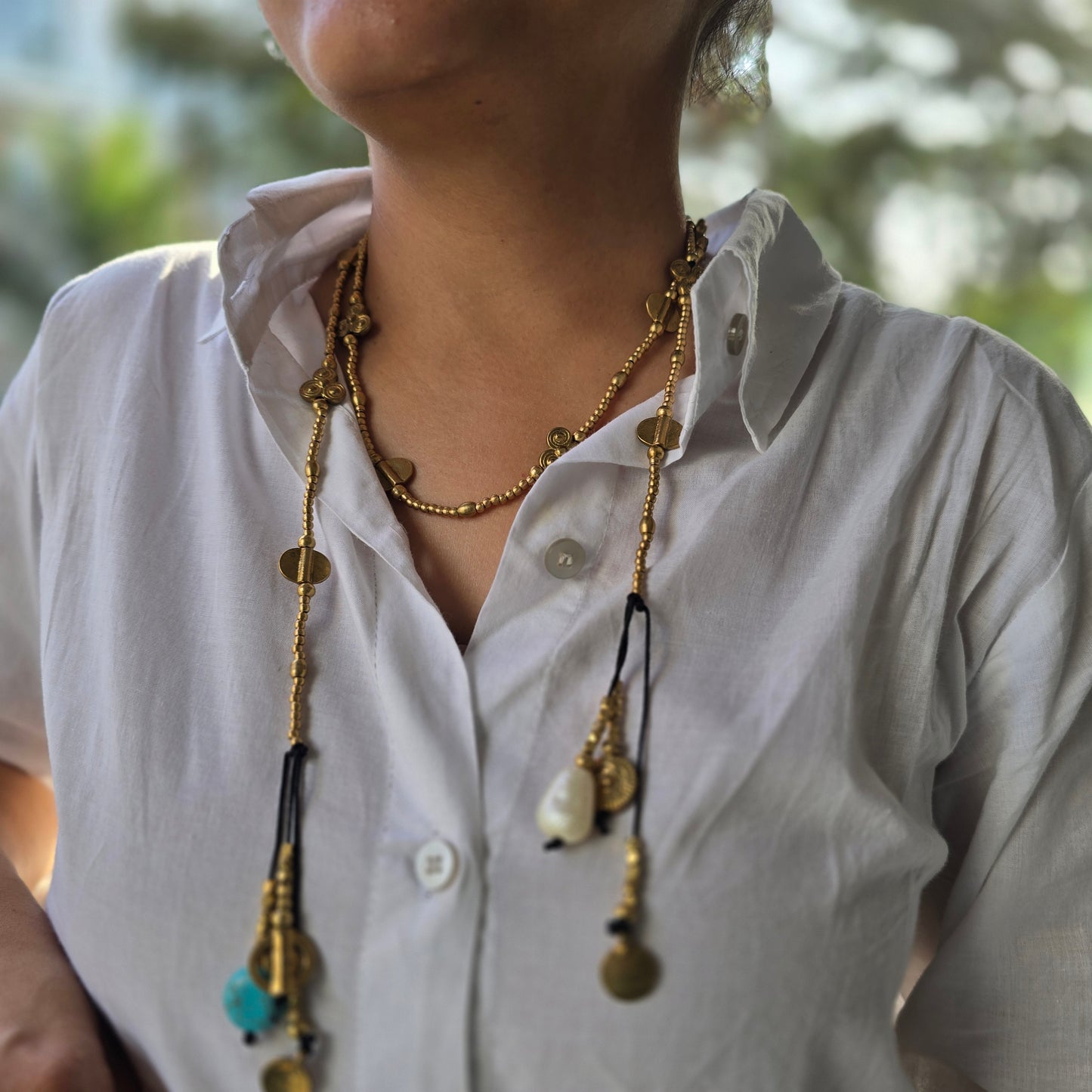 Anvika wrap around necklace