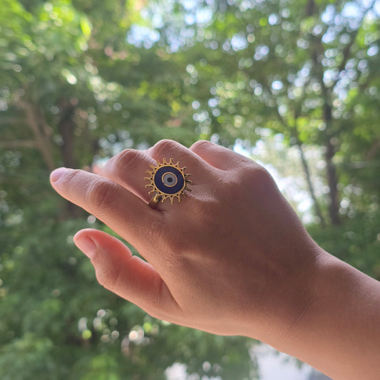 Evil eye ring