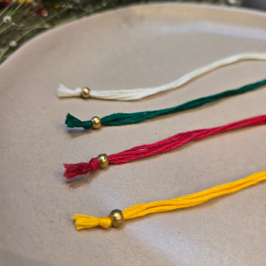Zarna Brass Beads Rakhi
