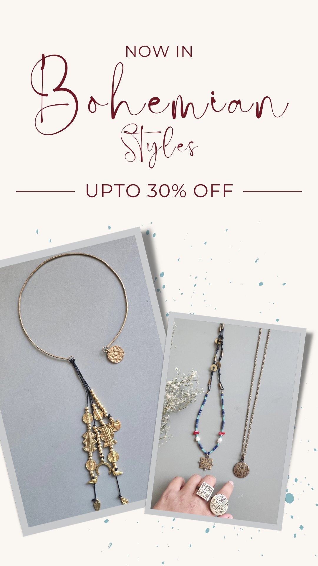 Bohemian Collection handmade jewelry, combo