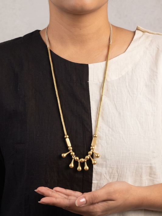 Marigold Brass Necklace
