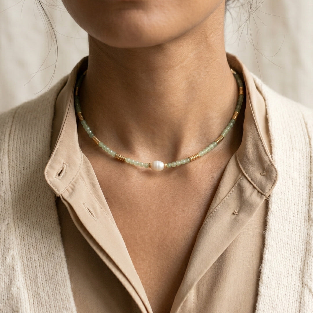 Mint necklace