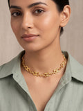 Anna thin brass choker