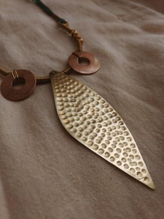 leaf necklace