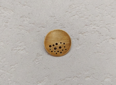 Bubble brooch pin - Brass