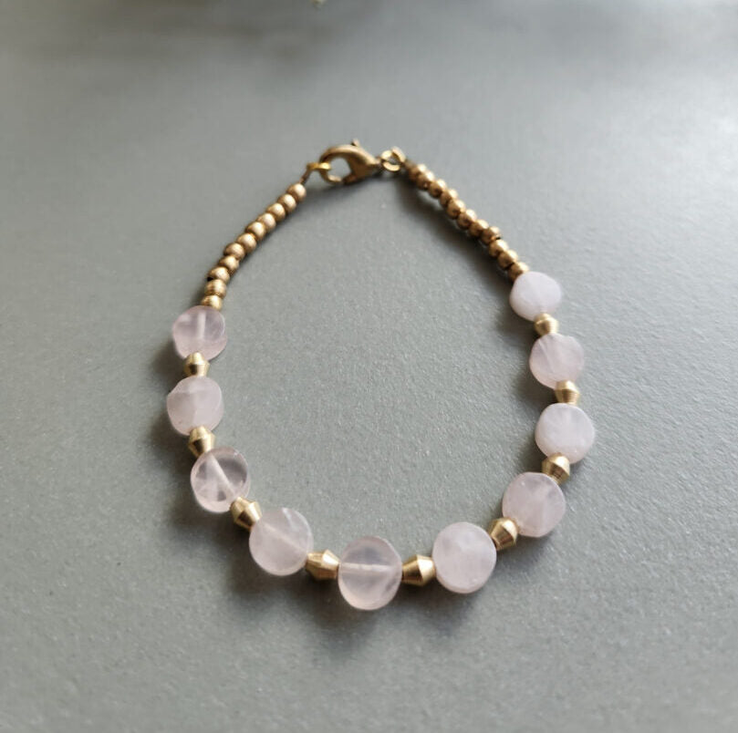 Rose quartz bracelet