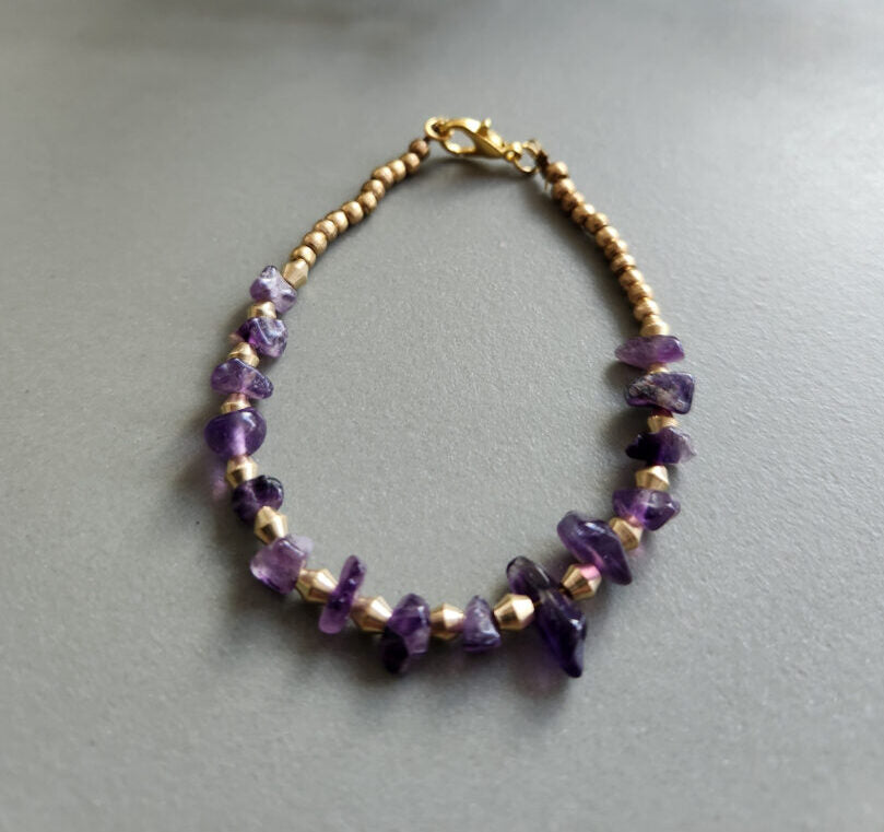 Amethyst bracelet