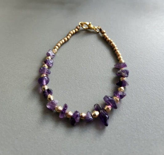 Amethyst bracelet