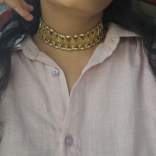 Solstice Brass Choker