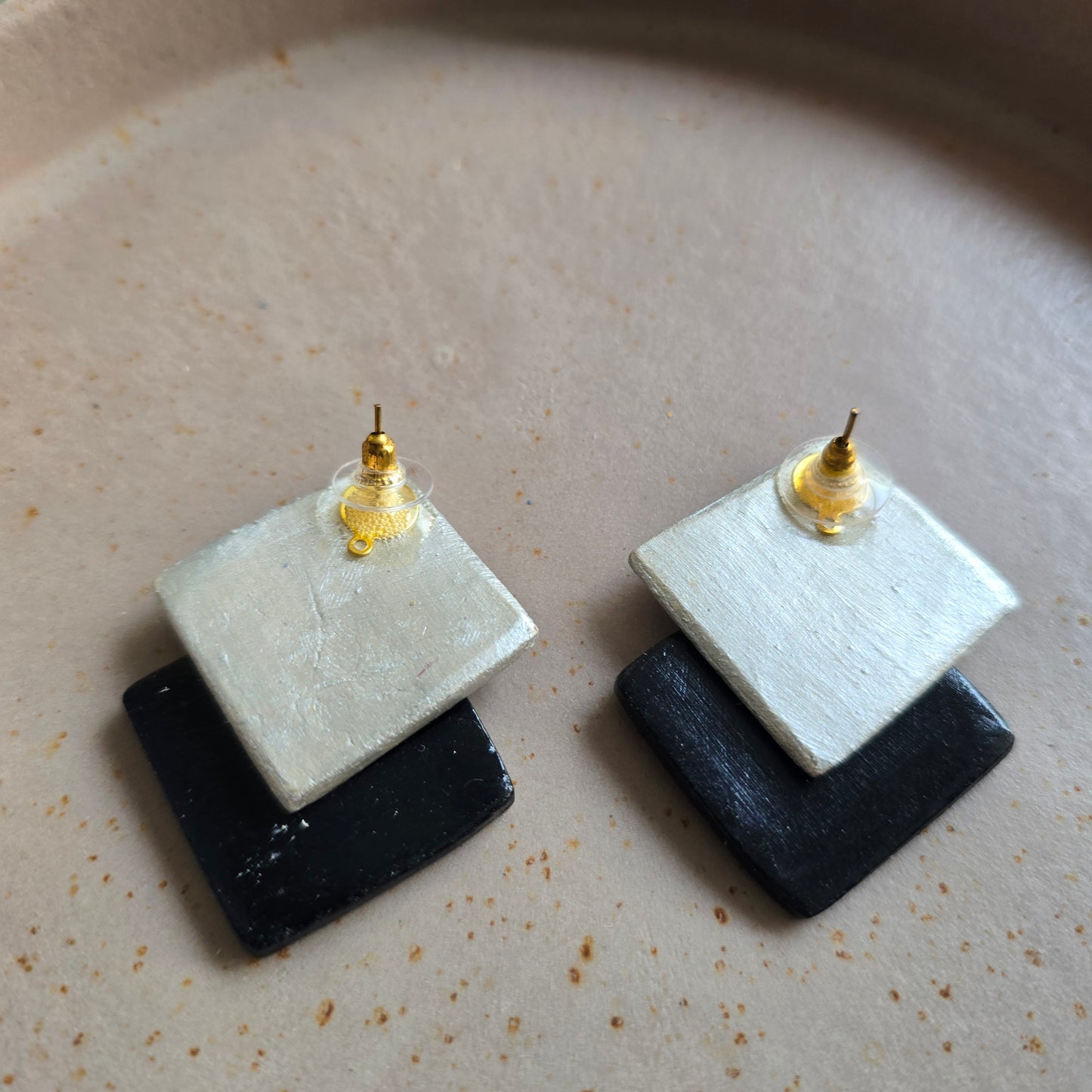 Double Square Earstuds 2