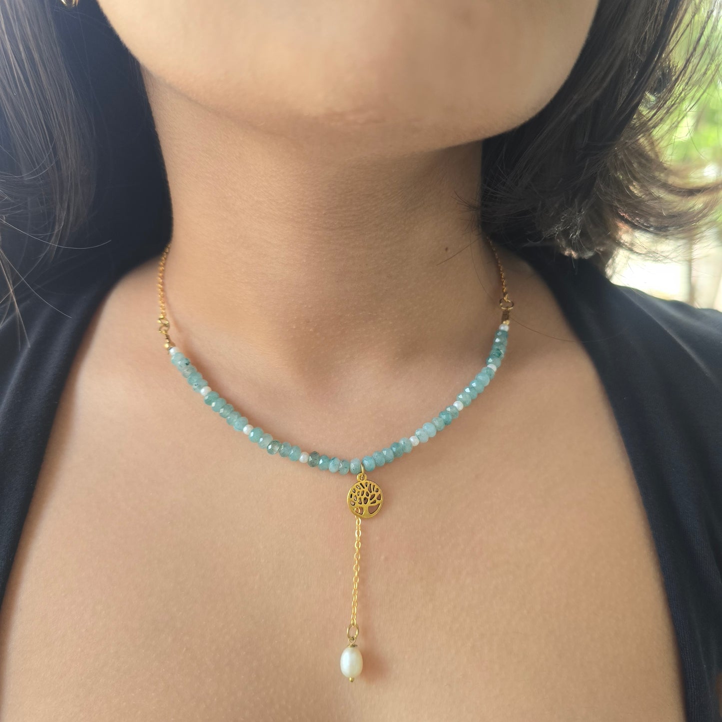Tree of life charm necklace