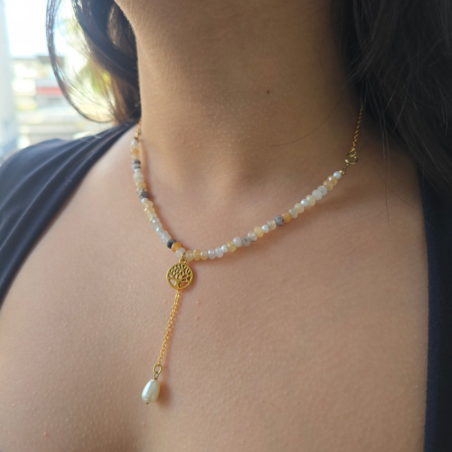Tree of life charm necklace