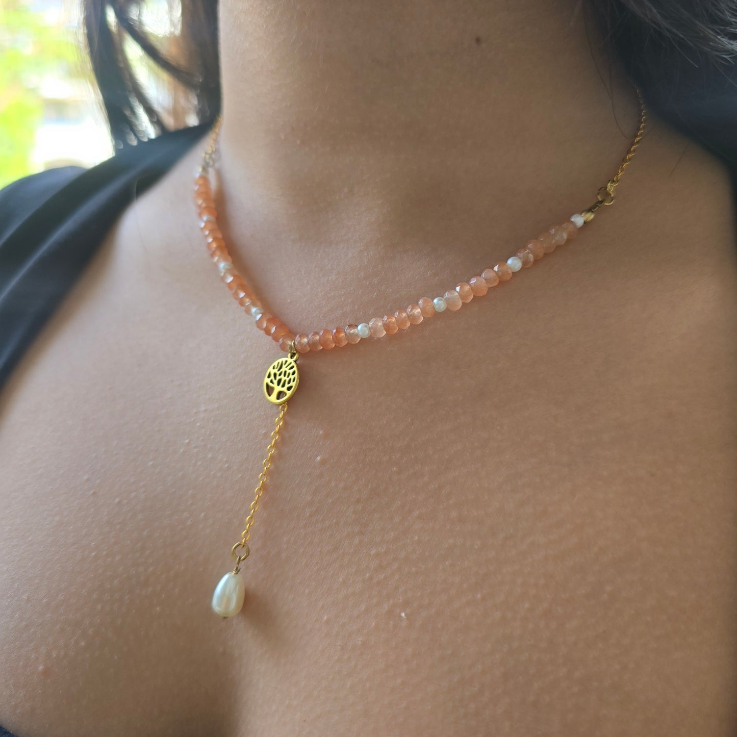 Tree of life charm necklace