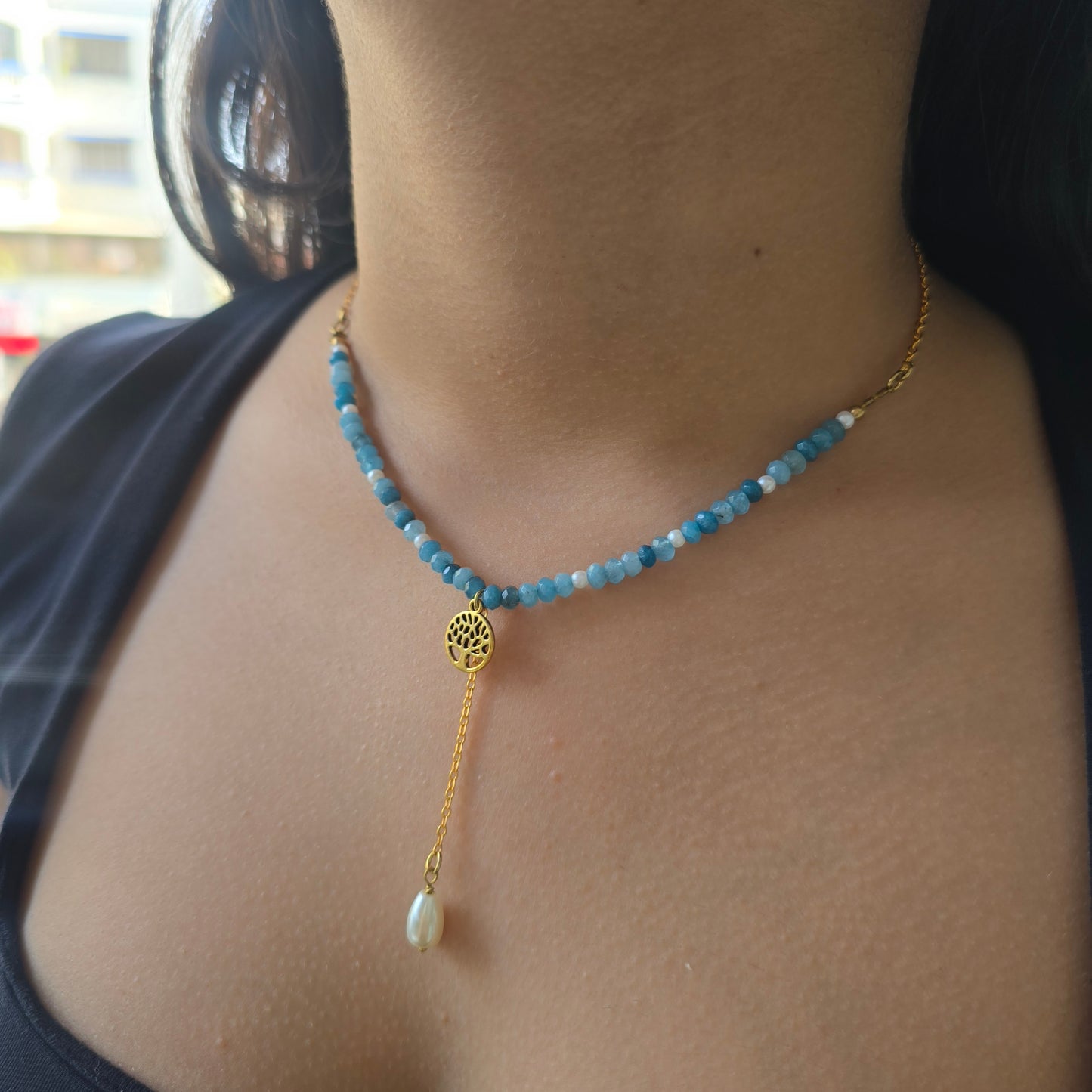 Tree of life charm necklace