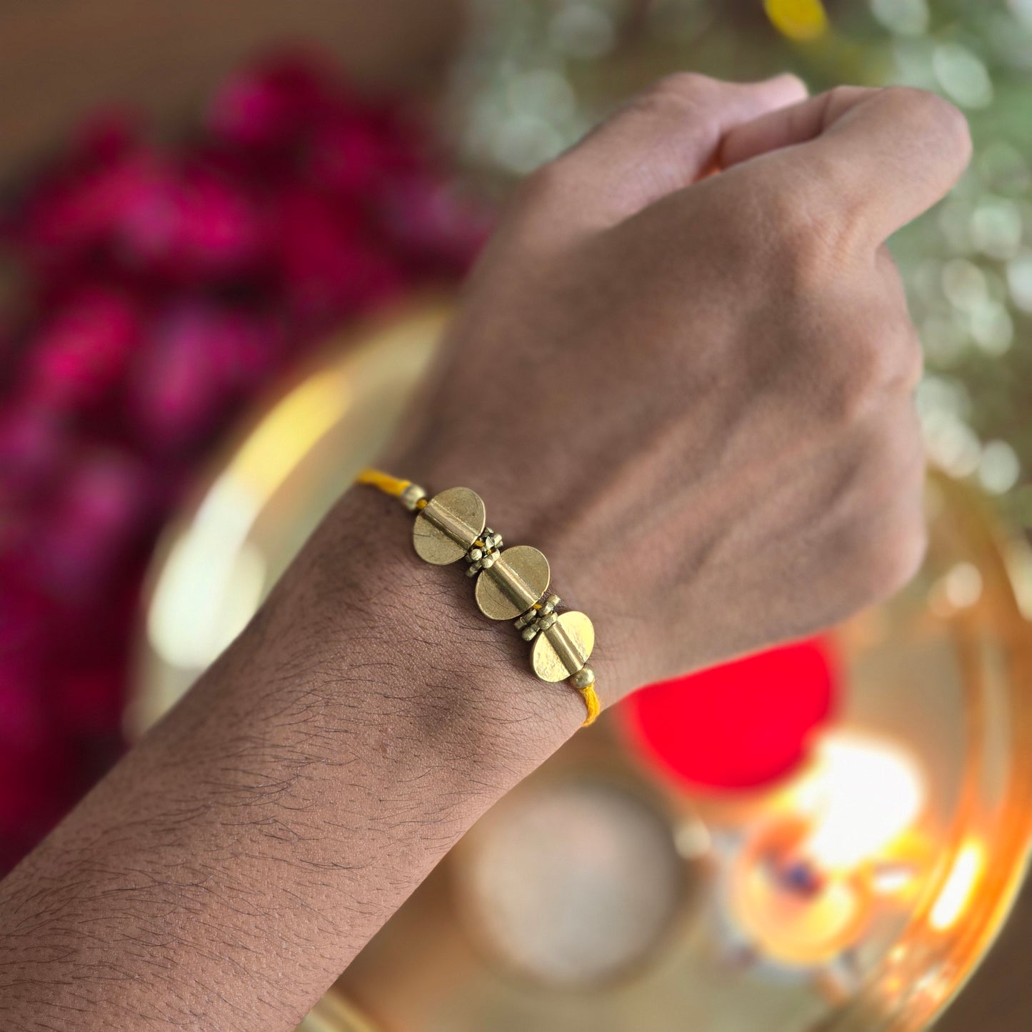 Brass Beads Rakhis
