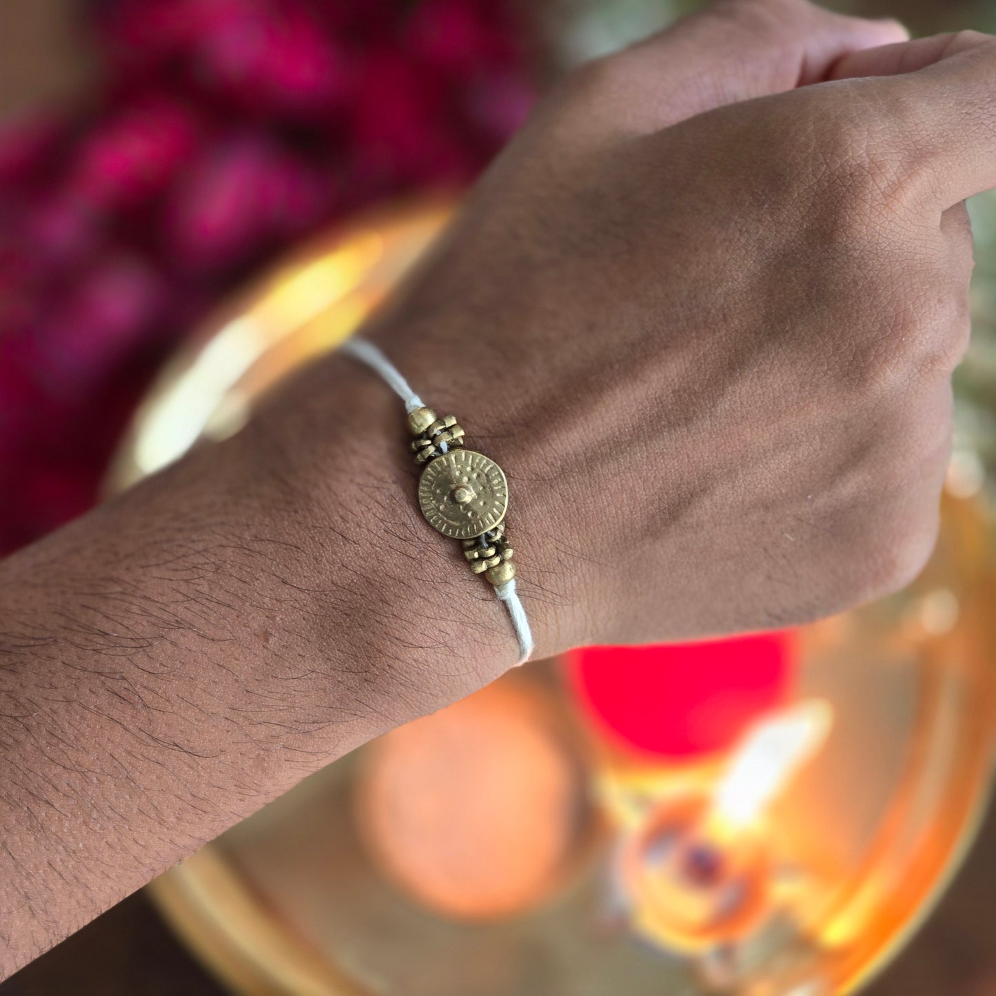 Brass Beads Rakhis