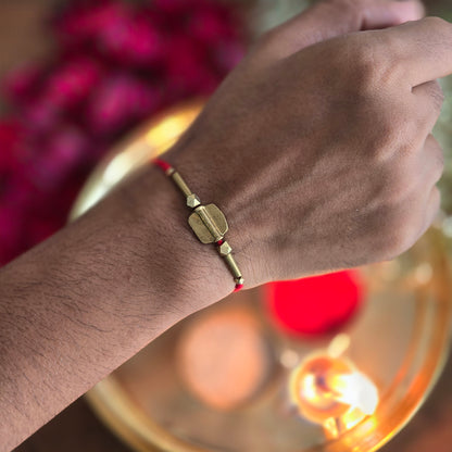 Brass Bead Rakhi