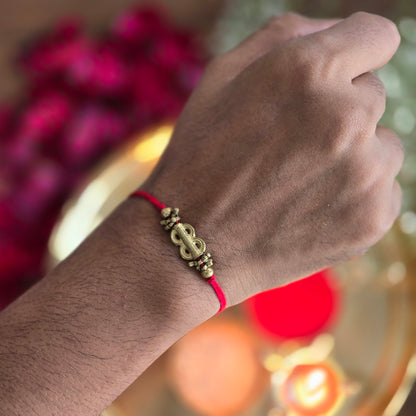 Brass Bead Rakhi