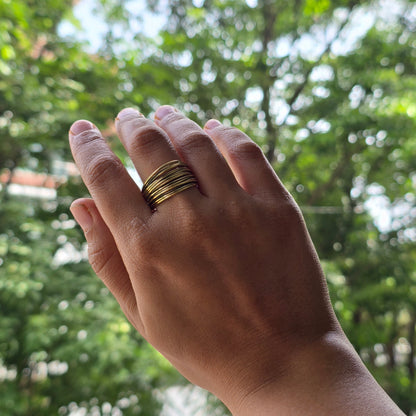 Stacked wired ring
