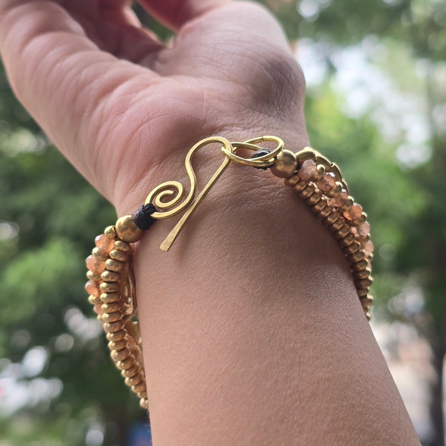 Layered Bracelet - Circular Charms