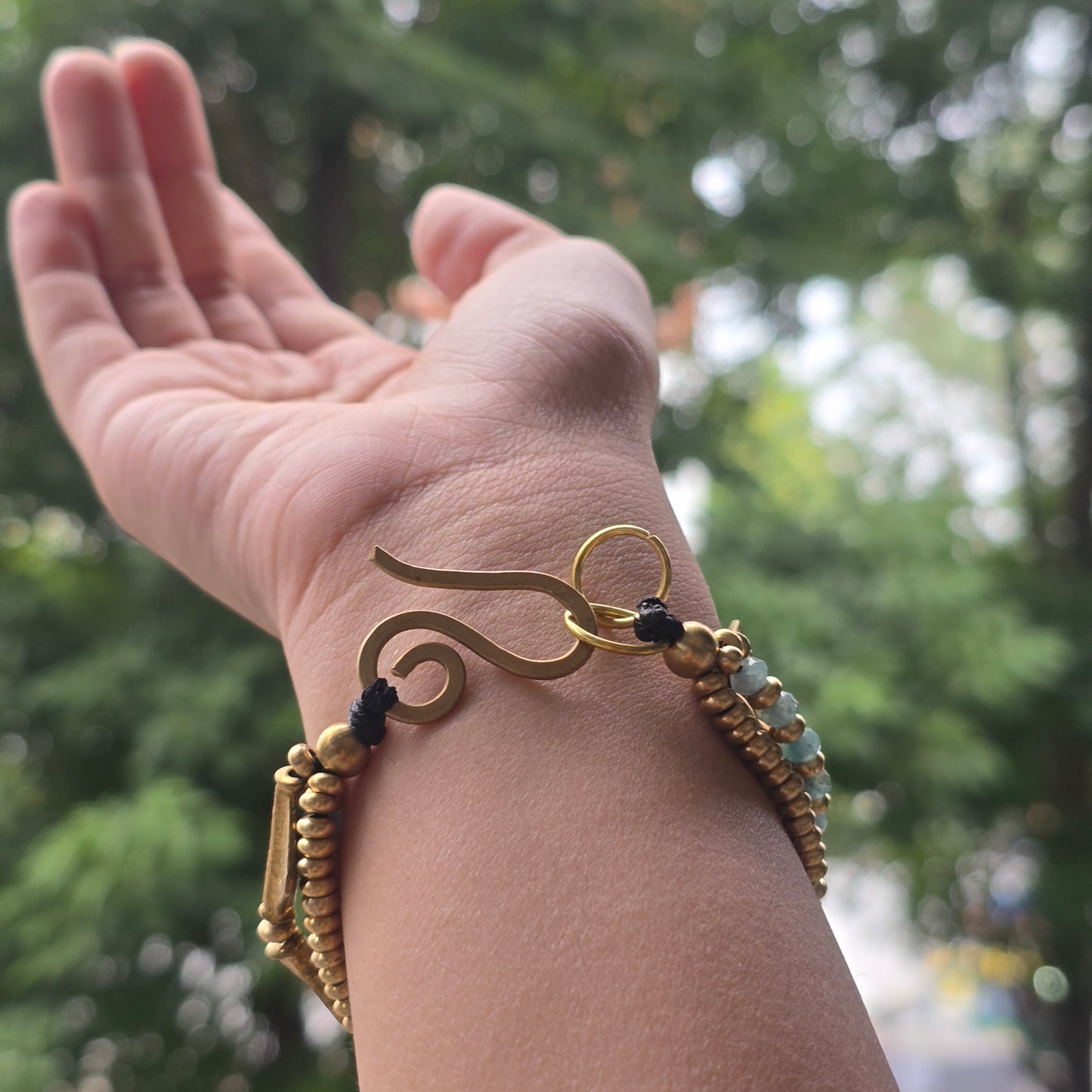Layered Bracelet - Diamond Charms