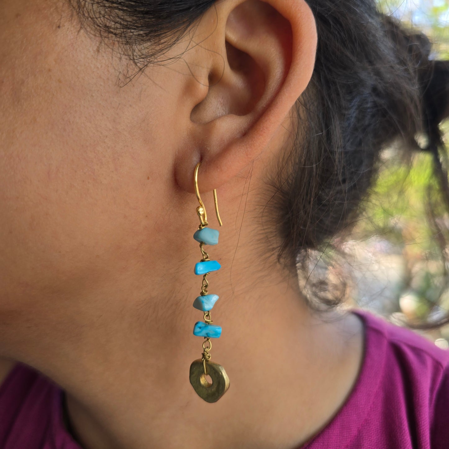 Turquoise Dangler