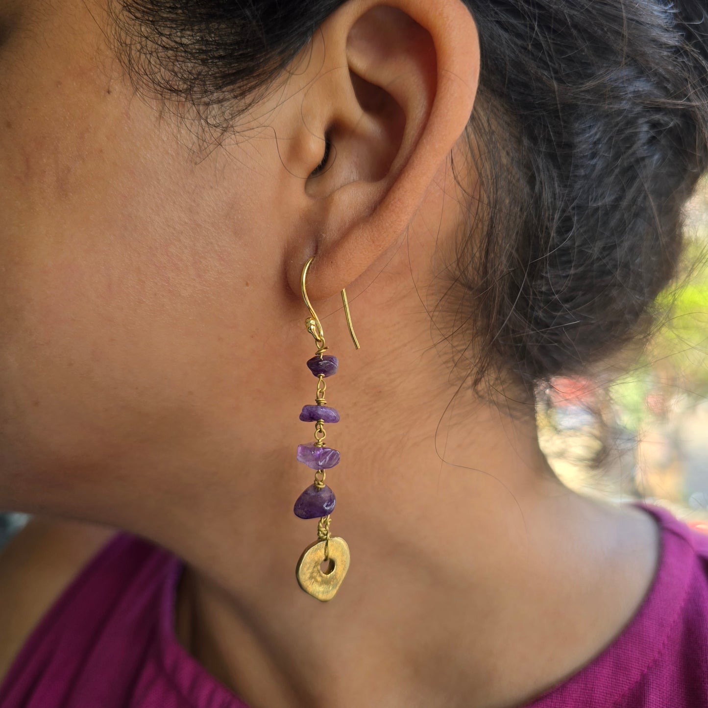 Amethyst Dangler
