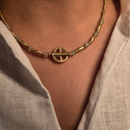 Dainty Charm Necklace - Orbit