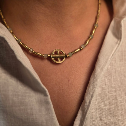 Dainty Charm Necklace - Orbit