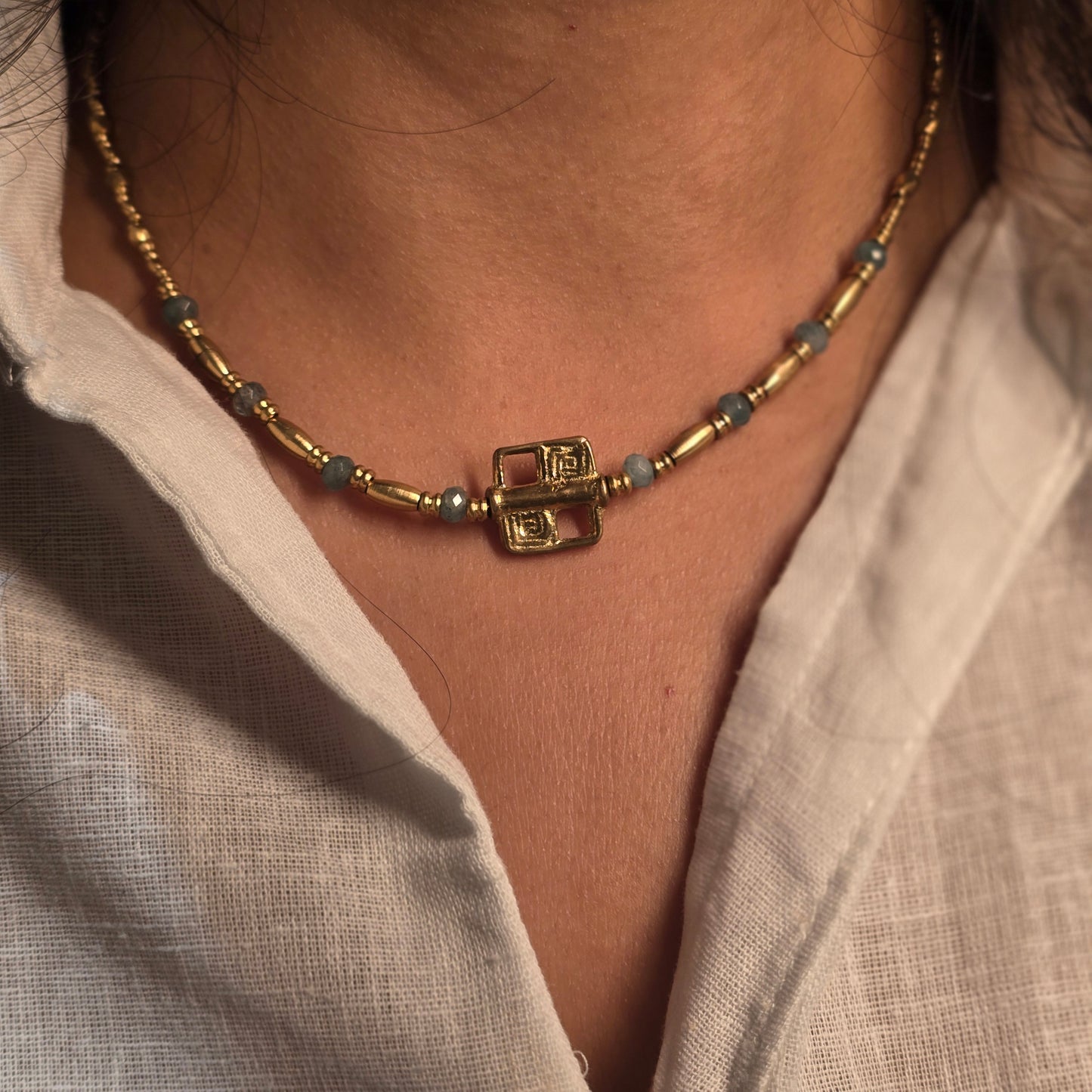 Dainty Charm Necklace - Quadrant