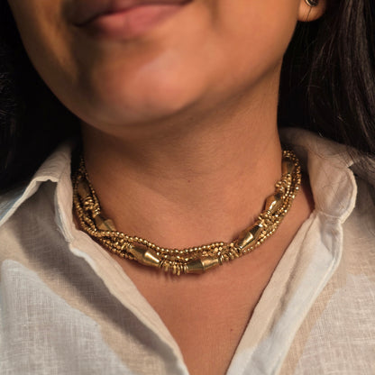 Layered Statement Necklace - Naad