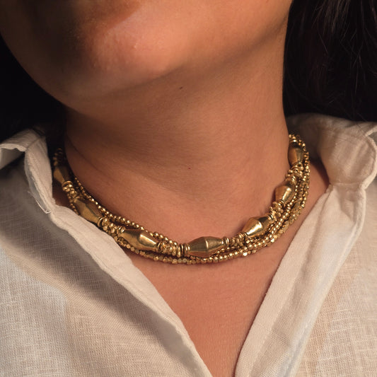 Layered Statement Necklace - Naad