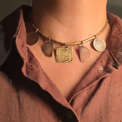 Mandala Geometric Necklace