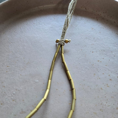 Marigold Brass Necklace