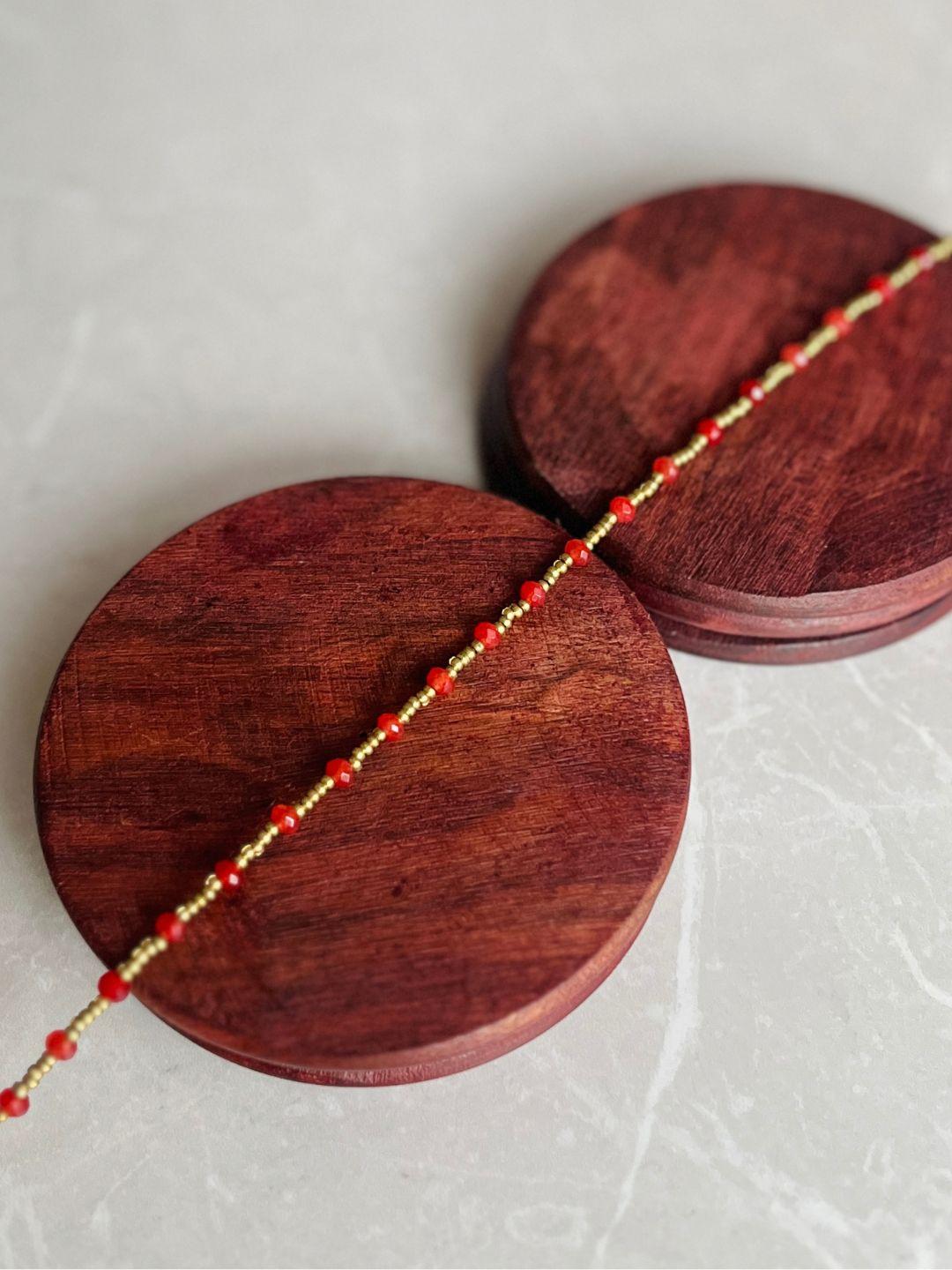 Crimson Bloom Anklet