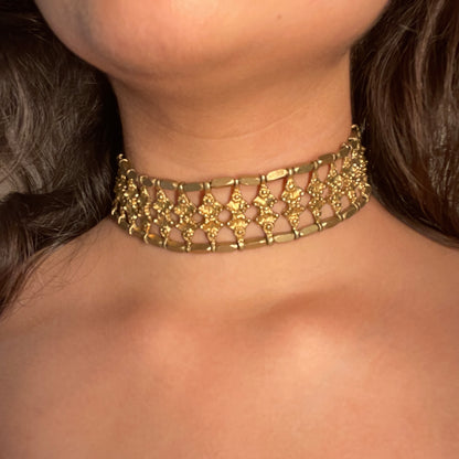 Aurora Brass Choker