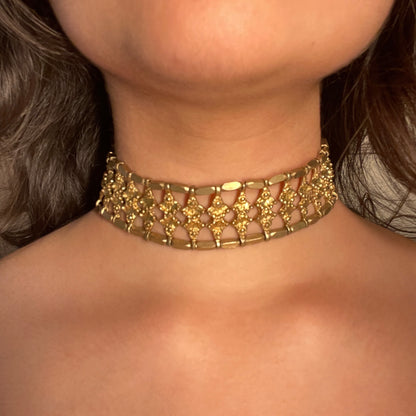 Aurora Brass Choker