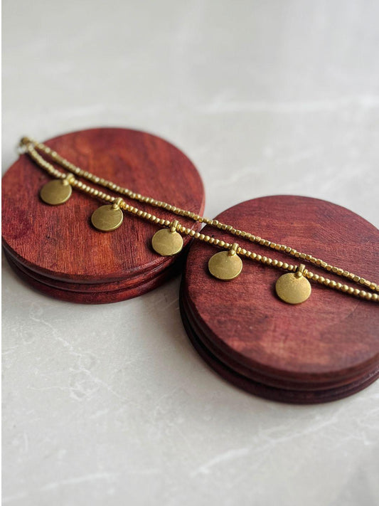 Banjara Disc Layered Anklet